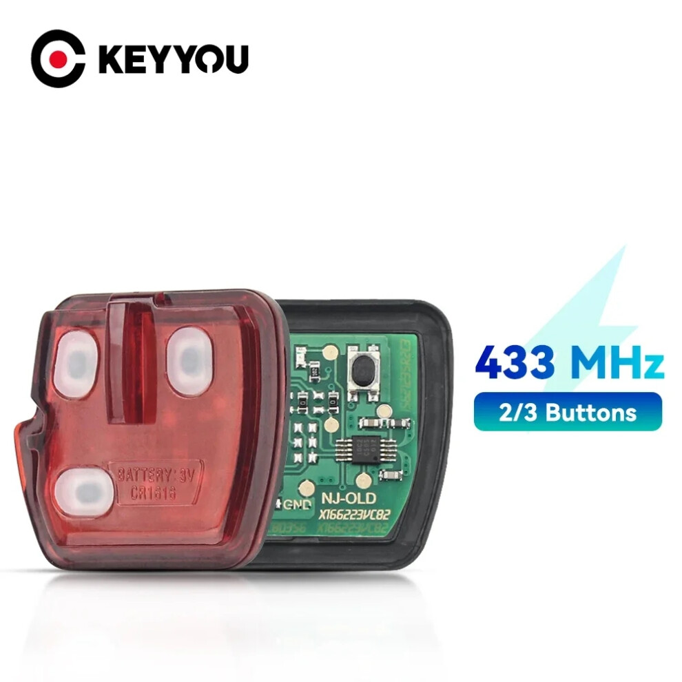 1Pcs 2/3 Buttons Car Remote Key Pad For Mitsubishi Outlander Pajero Triton Asx Lancer Shogun 433Mhz 6935161634778