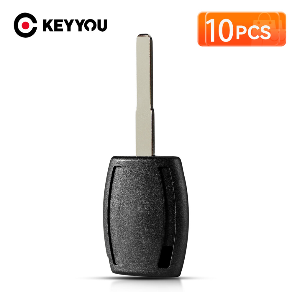 10Pcs Transponder Key Case Hu101 Shell For Ford Fiesta Mondeo Focus C-Max S-Max Galaxy Kuga Remote Blank No Chip 6935161631982