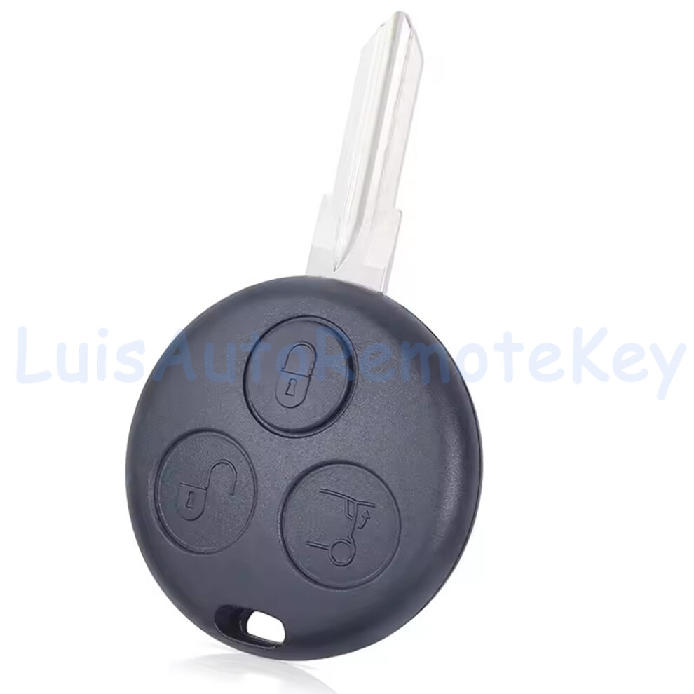 3 Buttons Remote Car Key Fob 433Mhz For Mercedes Benz Smart Fortwo Forfour 450 Passion Roadster City Crossblade Cabrio Coupe 6935161641769