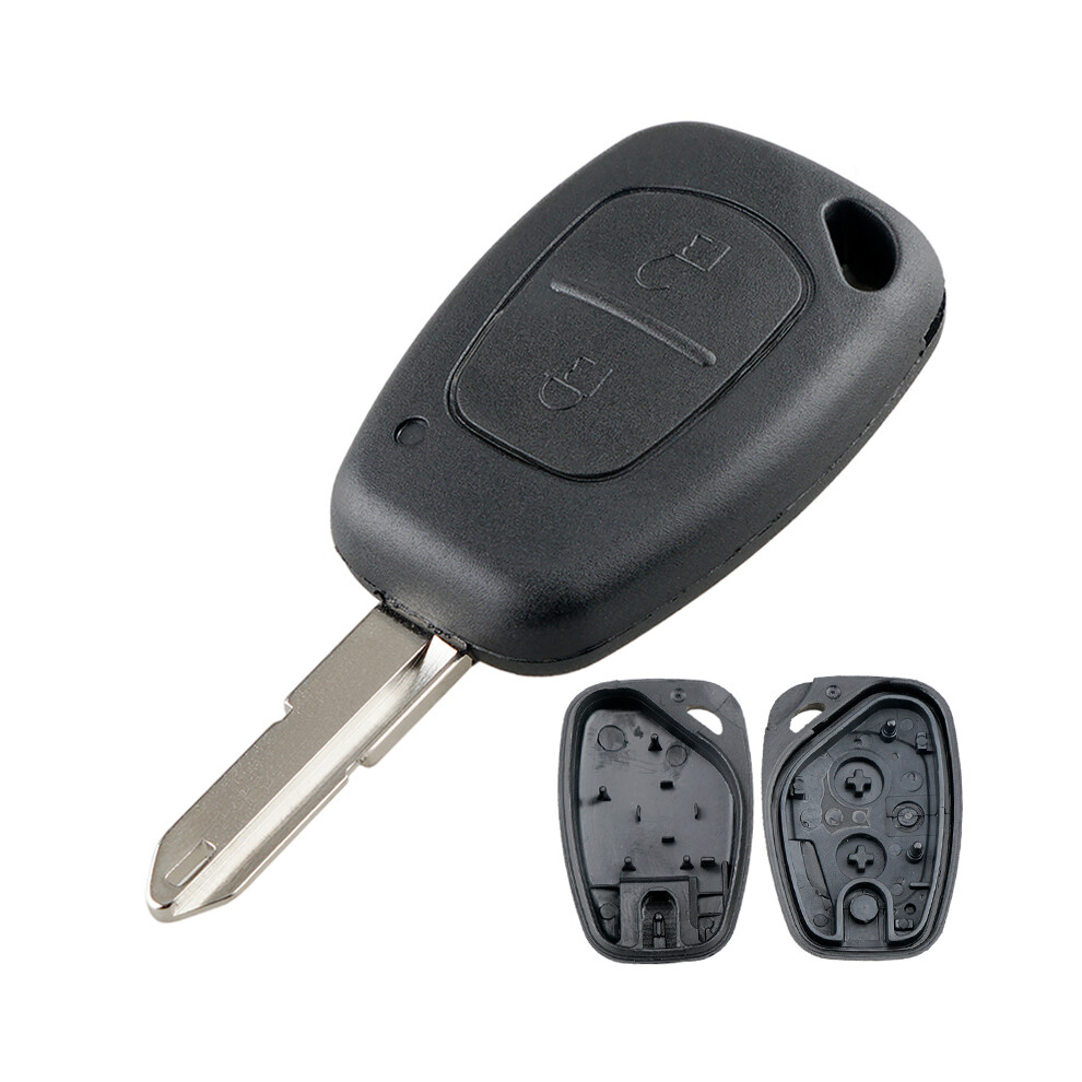 2 Buttons Car Remote Key Shell Fob Fit For Movano Kangoo Renault Traffic Master Vivaro Key Fob Case Cover With 206 Blade 6935161637076