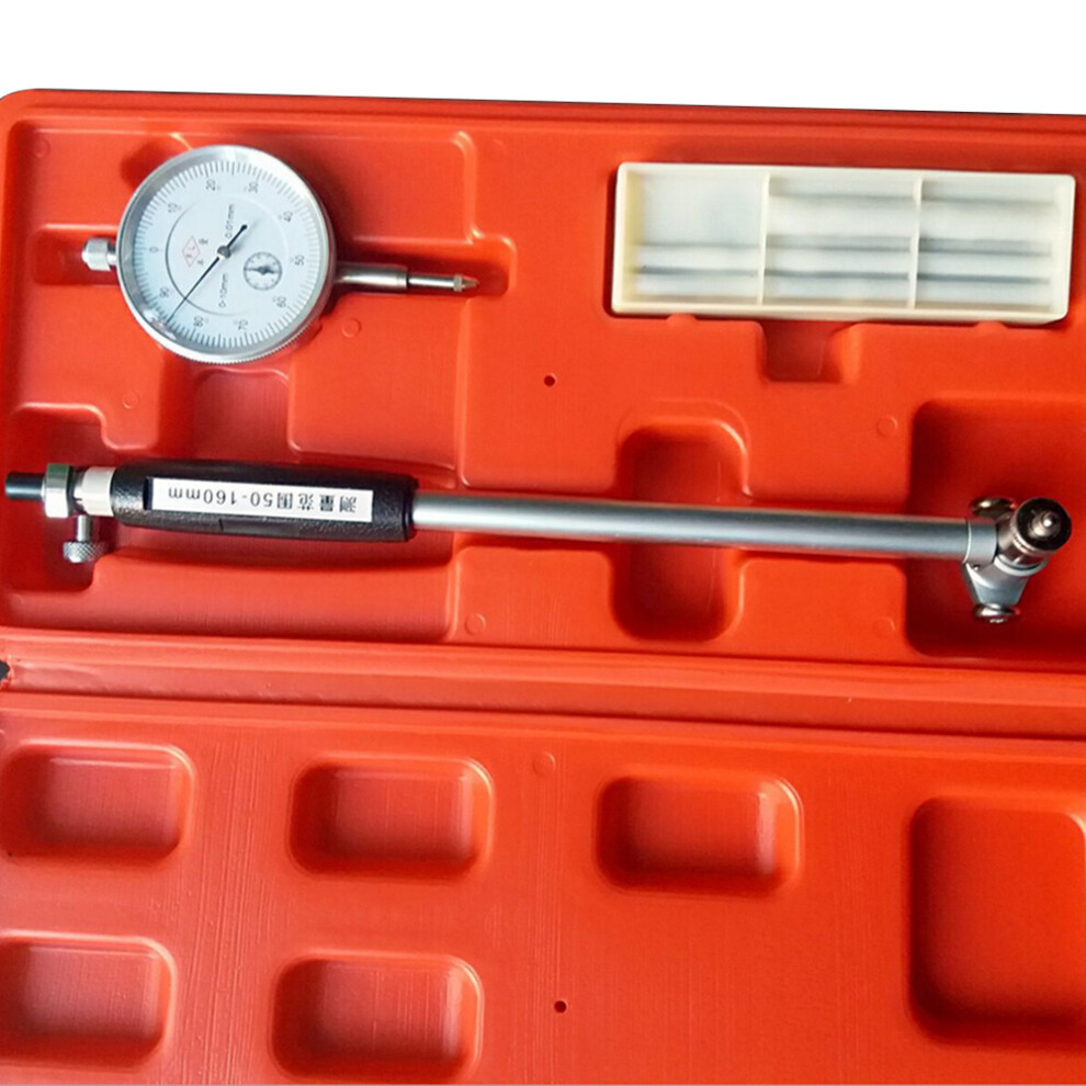 Dial Bore Gauge 50-160mm 0.01mm Internal Dimension Measurement Tool