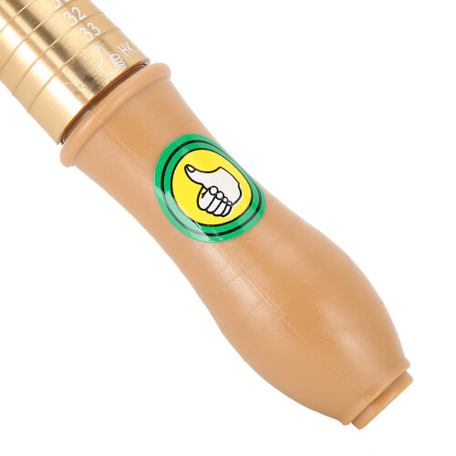 Gold Plated Copper Ring Mandrel Finger Sizing Stick, HK Size