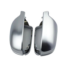 Car Mirror Cover for A4 B8.5 A3 A5 S5 RS5 Chrome Silver Rearview Mirror Cover Protection Cap Car Styling
