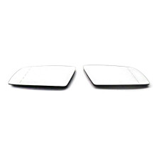 Left & Right Side White Heating Mirror Glass 51167065081 51167065082 for 5 Series E60 520d 520i 523li 525li 530li