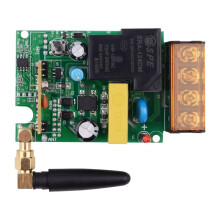 WT-02 AC 220V 1CH 30A Relè Interruttore di Telecomando Wireless Ricevitore 433 Mhz + Trasmettitore 3000M per Luce LED Pompa Acqua