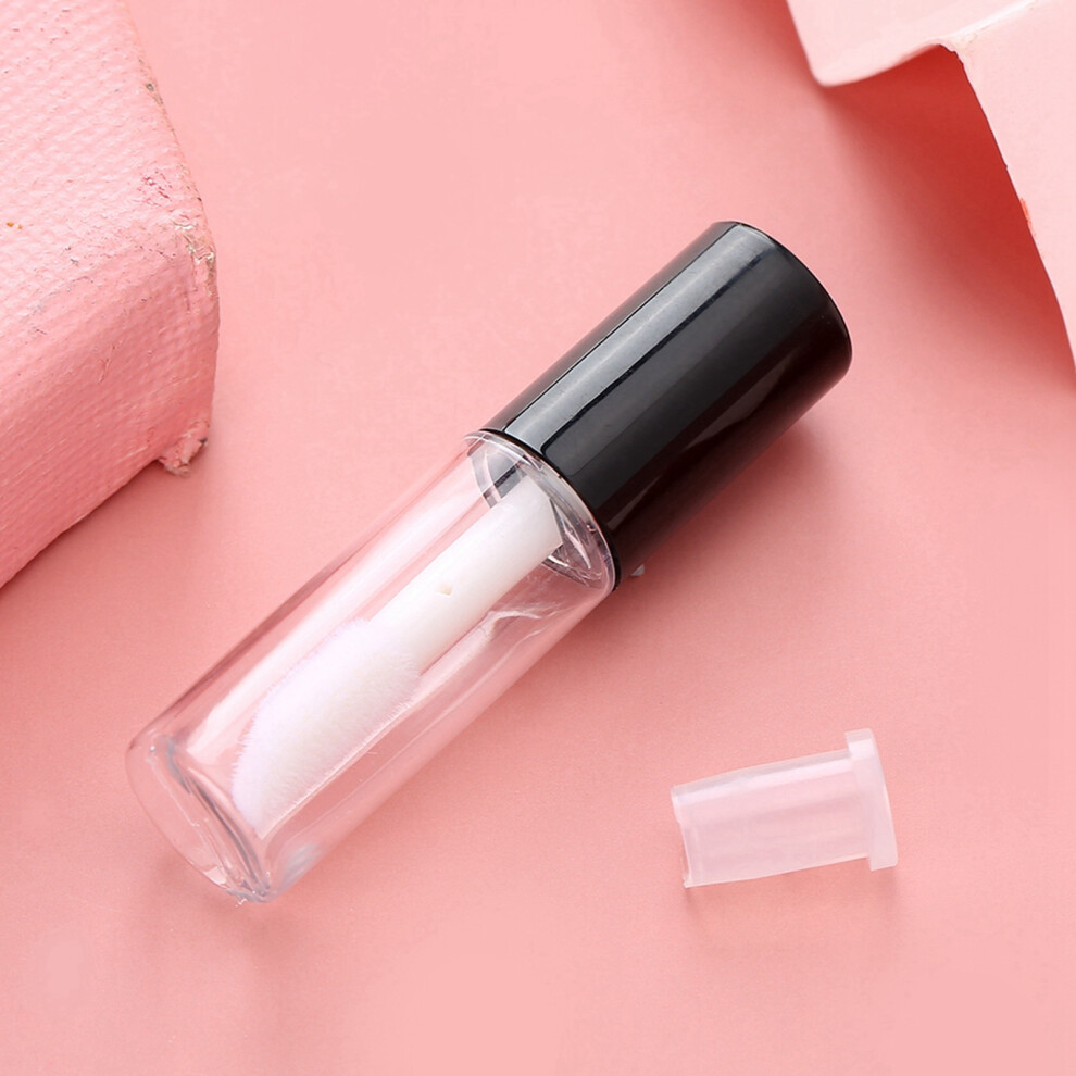 Black 45Pcs 1.2Ml Mini Lip Gloss Tubes Diy Cosmetic Small Bottles