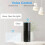 WIFI  Touch Light Wall  Interruptor Glas Panel 8 Gang Tuya  Life för Alexa  Home White 1