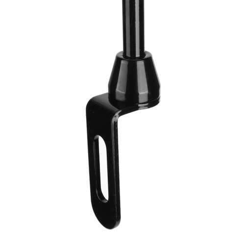 Black Motorcycle Flagpole Luggage Rack 1