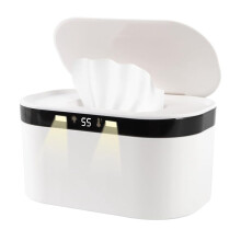 Baby Wipe Warmer, Wet Wipe Warmer 5 Modes of Temperature Heating Control Dual Heat for Baby'S Comfort