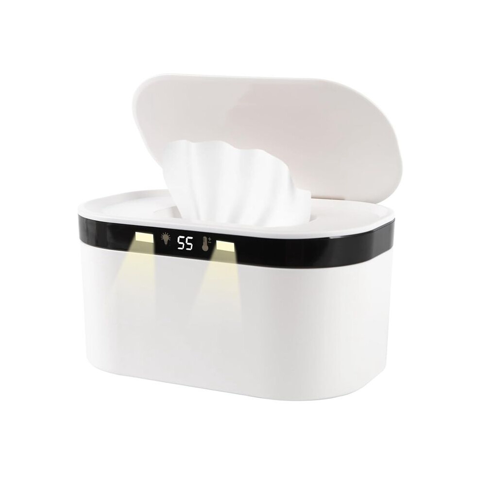 Baby Wipe Warmer, Wet Wipe Warmer 5 Modes Of Temperature Heating Control Dual Heat For Baby's Comfort Brecantia