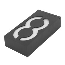 Außensolar-Leuchtschild mit Nummer 18x10x4cm IP55, Ni-MH 1000mAh