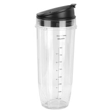 Tazze per Frullatore  di Ricambio da 32 Once con Coperchio Della Tazza 900 Ml di  Capacità per Spremiagrumi  900 w 1000 W