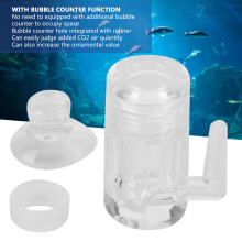 Acrylic Aquarium CO2 Bubble Counter Refiner 2 Sizes Transparent