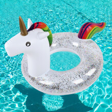 Adult PVC Safety Swim Ring 90CM Licorne Water Toy, Large