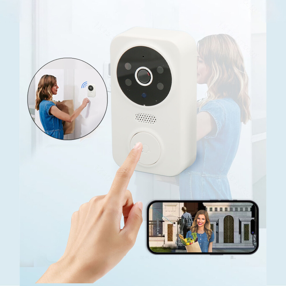 Wireless Video Doorbell With Motion Detection, Night Vision, 400Mah Battery 4681388340382