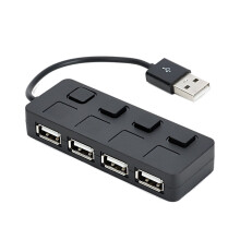 USB 2.0 HUB 4  Expander Mehrere USB 2.0 Hub Verwenden Sie Den Netz Adapter für PC Computer