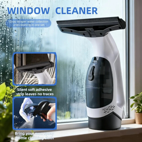 Electric Window Cleaner Rechargeable Glass Wiper Tool
