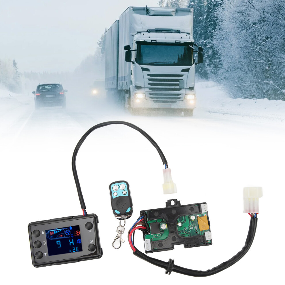 12V 5Kw Lcd Remote Parking Heater Control Board For Car & Bus 3781388340946