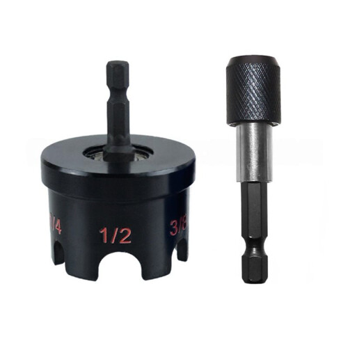 Nut Zipper Drill Attachment Nuts with Ease  for 1/4", 3/8" and 1/2" Power Tools, Manual Tools, Accessories Black