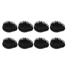 8 Pack Steam Cleaner Brush Heads Steam Cleaner Attachments Nylon Mop Replacement Accessories Set for Hard Surfaces