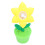 Bubble Machine with LED Light & Music, Battery Powered, Sunflower Design 2
