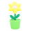 Bubble Machine with LED Light & Music, Battery Powered, Sunflower Design 3