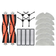 16PCS Replacement Parts for  Bot D9 MAX / L10 Pro Robot Vacuum Cleaner Main SIde Brush HEPA Filter Mop Cloth
