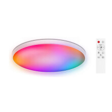 Ceiling Lamp Wifi Remote Control Rgbcw Dimming Color Ceiling Lamp Simple Three-Proof Ceiling Lamp (EU)