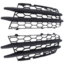 Car Front Bumper Fog Light Mesh Grille for 2008-2014 Fog Lamp Honeycomb Cover 1K8853665 1K8853666