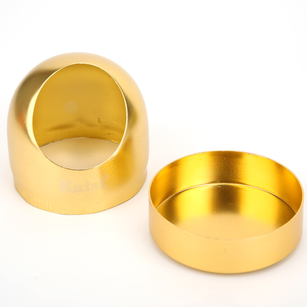 Copper Steel Alloy Soldering Iron Tip Cleaner Ball Holder Stand Gold 4991388342560