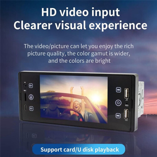SW150 5 Polegadas Car MP5 Player Imagem Invertida Car Radio Multi-Function Media HD Universal 1