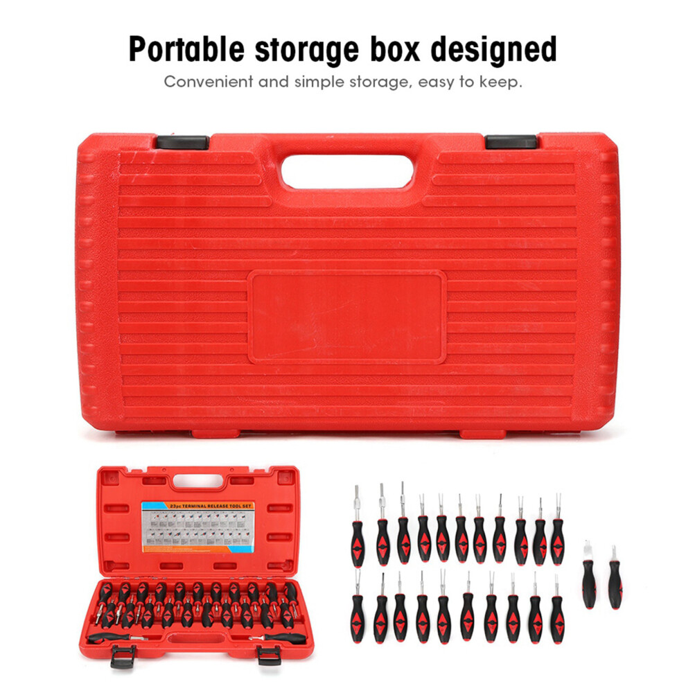 23Pcs Universal Automotive Wire Terminal Removal Tool Kit For Car Connectors 9421388342857