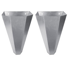 2 Chicken Restraining Cone for Poultry,Suitable for Layers,Broilers,Roasters,and Turkeys-Flat-BackDesign, Easy to Clean