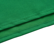 3m x 3m Green Screen Backdrop, Seamless Polyester-Cotton Studio Background