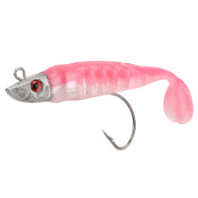 2PCS PVC Jighead Hook Winter Ice Fishing Lure Artificial Soft Bait Set
