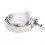 Flange de Escape Universal, BraçAdeira em Forma de V, BraçAdeira de Banda V Kit de Escape Turbo V de 3 Polegadas para SS304 3 2