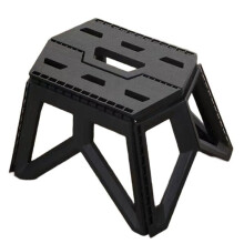 Folding Chair Outdoor Small Stool Portable Folding Stool Beach Camping Stool HighLoad Bearing Durable Camp Chair Black,A