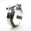 Flange de Escape Universal, BraçAdeira em Forma de V, BraçAdeira de Banda V Kit de Escape Turbo V de 3 Polegadas para SS304 3 1