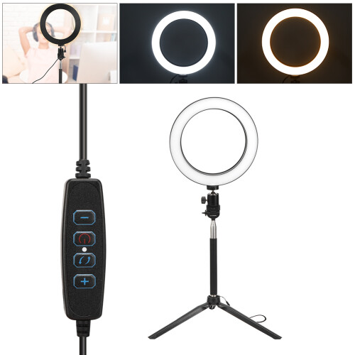 Alu Ringlicht 20 cm 3200-5500K