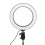 20 cm LED Ringlicht mit Stativ USB 4