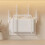 Easy to Install Non Drilling Wall Mounted Router Bracket for Versatile Stylish Multi-Purpose Storage Rack Shelfs 3
