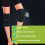 Nylon Kneepad Sleeve for Training, Running, Cycling, Black, Free Size 10