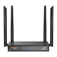 Comfast Industrial 4G LTE Router WiFi6 286Mbps Wireless Router 4 Antennas for Home/Outdoor/RV Use EU Plug