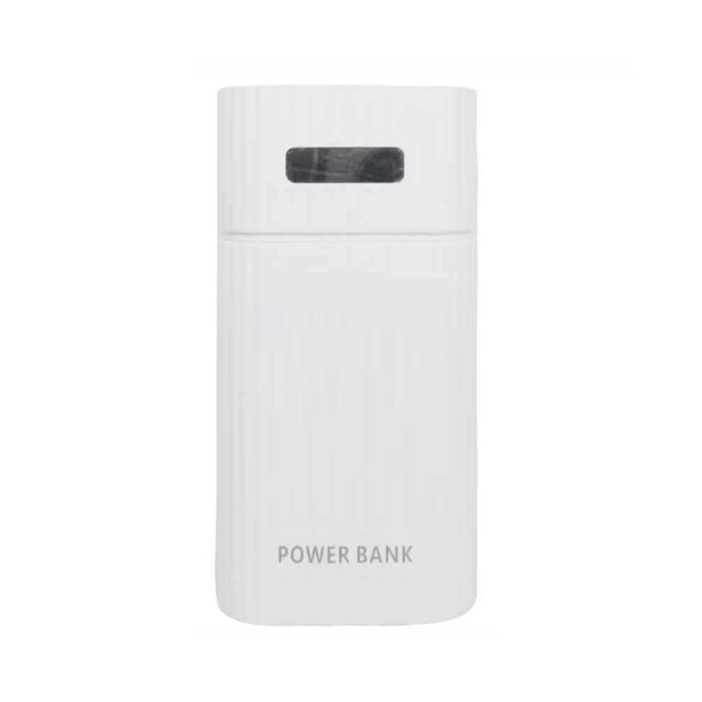 18650/18700/20700/21700 Battery Charger Adapter Battery Pack Diy Power Bank Power Bank Case Box Excluding Battery White 4713729336522