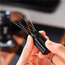 Espresso Powder Stirrer Tamper Distributor Tools Rotary Adjustment Stainless Steel Stirring Coffee Accessories D