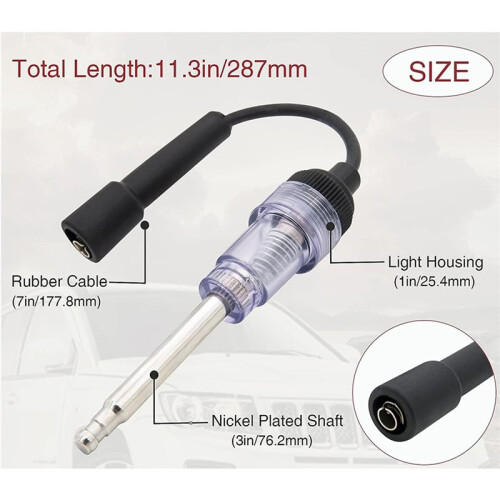 2 Pcs Car Auto  Testing Online Lgnition Troubleshooting Kit Engine Ignition Testing and Diagnostic Tool 2