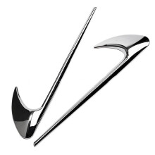 1Pair Car Style Side  Air Vent Outlet Trim for  C E GLC Class W205 W213 E63S AMG  Blade Sticker A