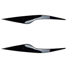 1 Paire de RevêTement D'Habillage de Sourcils de Phare pour Focus MK2 C307 2008-2011 Autocollants DéCoratifs de PaupièRe de Lampe Frontale, B