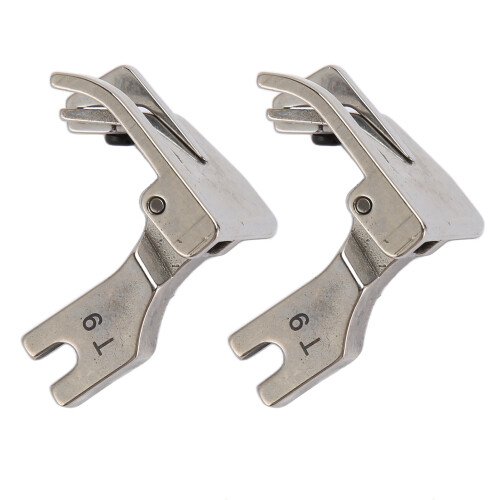 Universal Flat Sewing Machine Feet T9 Steel 2 Pack Durable Easy Install 2