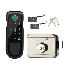 Fingerprint Home Lock for Tuya  Lock  Door Lock Keyless Entry Fingerprint Tuya App Key IC Card Model C